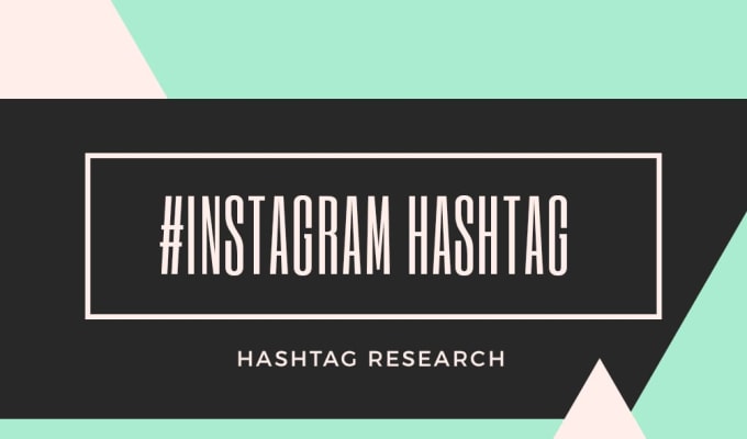 Gig Preview - Research the best hashtag for your instagram growth