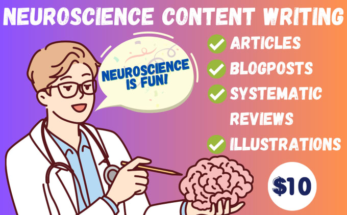 Bestseller - write professional neuroscience review articles and blogs