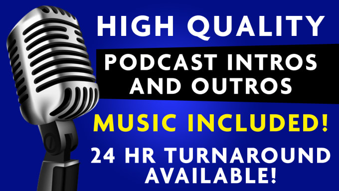 Bestseller - voice your podcast intro and outro with music