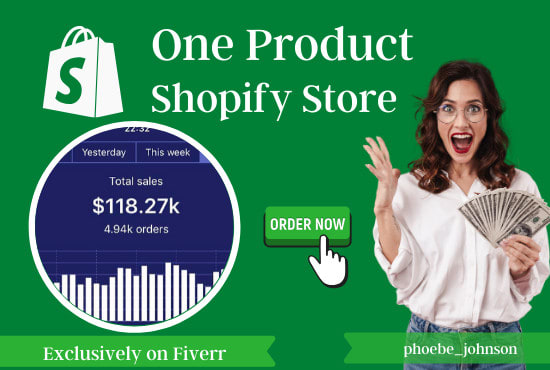 Gig Preview - Design or redesign one or multi product shopify ecommerce store