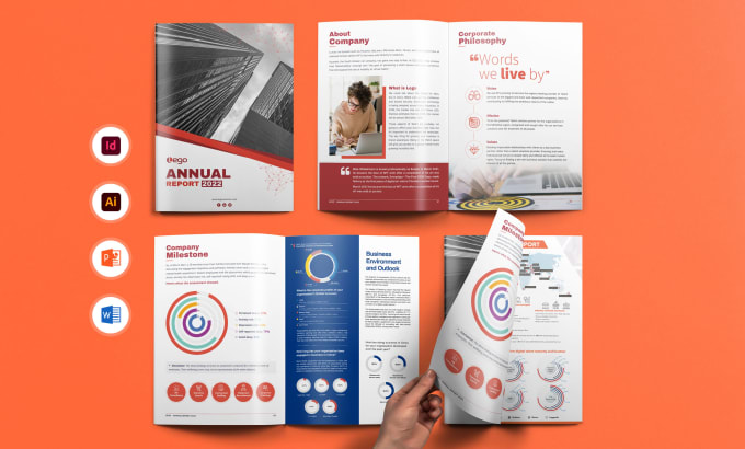 Gig Preview - Design business brochure, company profile, proposal, reports