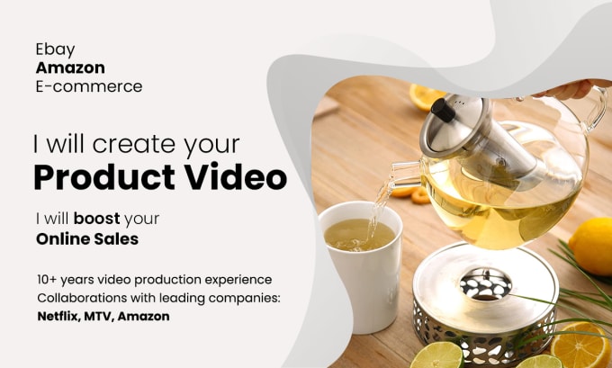 Gig Preview - Create a professional product video for ecommerce