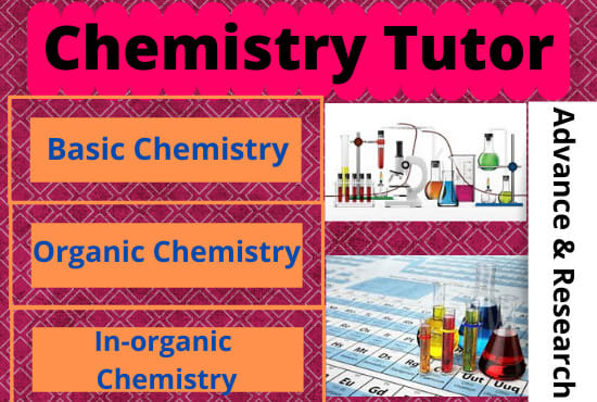 Gig Preview - Be your online tutor of chemistry at any level