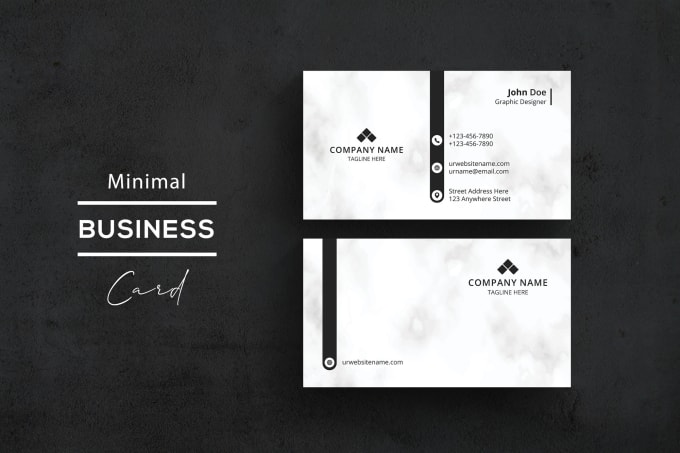 Gig Preview - Do modern business card design within 24 hour