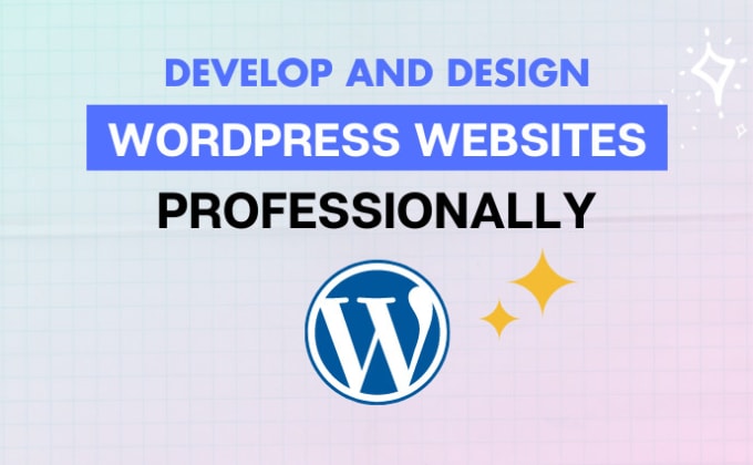 Gig Preview - Design beautiful wordpress websites