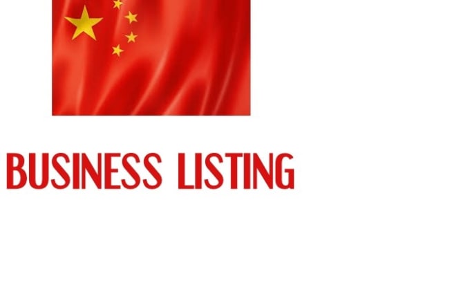 Gig Preview - Do 15 local business listing for china, chinese directory