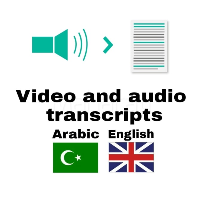 Gig Preview - Transcribe arabic audio and video