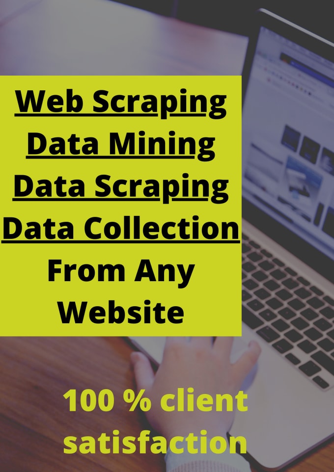 Gig Preview - Do web scraping, data extraction, data collection from any website