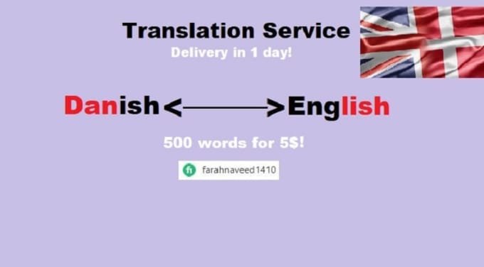 Bestseller - translate your content from english to danish