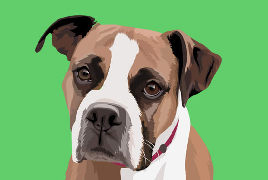 Gig Preview - Draw your dog portrait, cat portrait and any animals