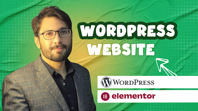 Gig Preview - Create wordpress website design using elementor pro