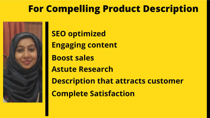 Gig Preview - Provide SEO amazon product description and product listing