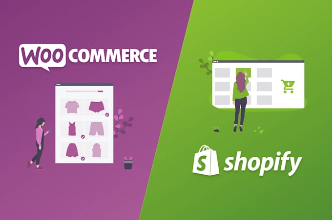 Gig Preview - Develop your ecommerce store with woocommerce or shopify