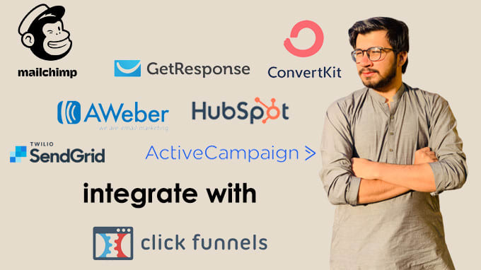 Gig Preview - Integrate your mailchimp and activecampaign with clickfunnels