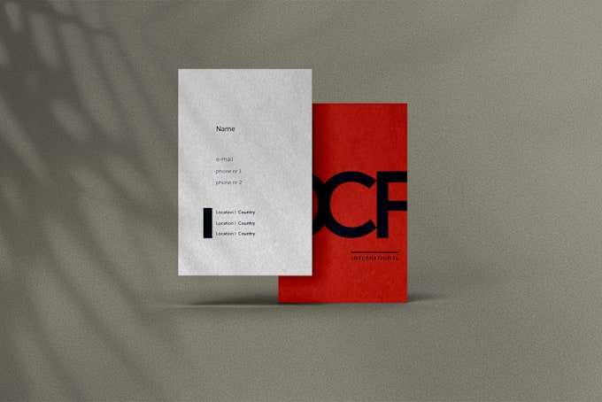 Gig Preview - Professional modern unique minimalist business card design