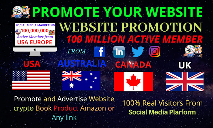 Gig Preview - Promote, advertise and marketing your website, business, affiliate or anything