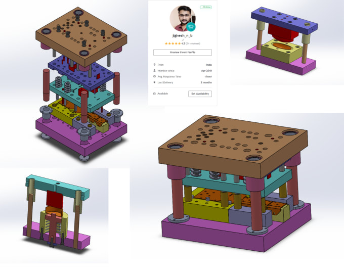 Gig Preview - Design professional jig, fixture and press tool