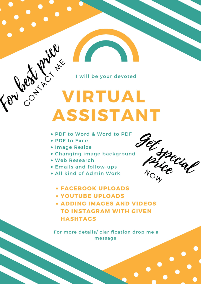 Gig Preview - Be efficient and devoted virtual assistant