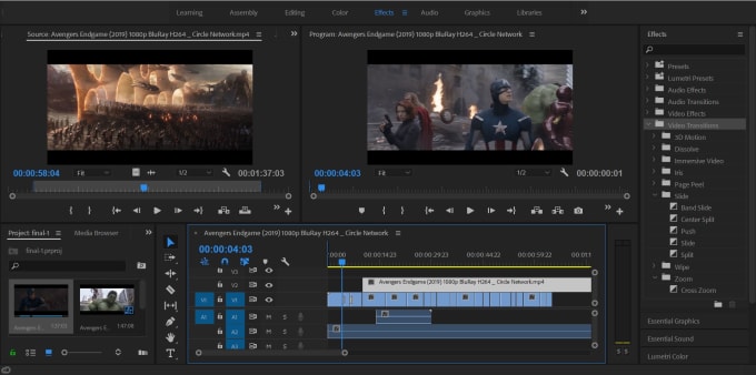 Gig Preview - Do professional video editing and vfx