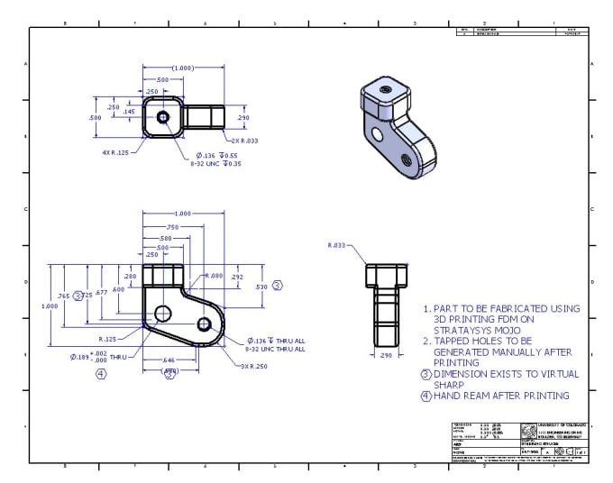 Gig Preview - Draw a 2d mechanical drawing with solidworks and 3d objects