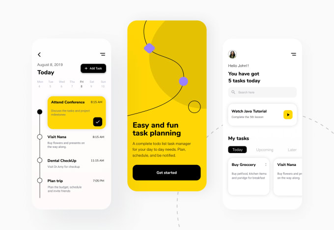 Gig Preview - Do professional ui ux design for your mobile app design