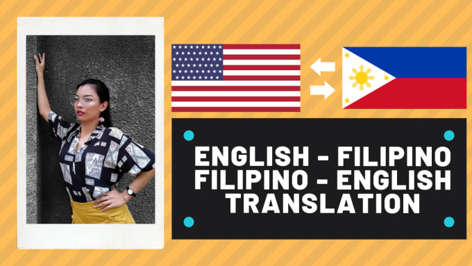 Gig Preview - Translate from english to filipino and vice versa