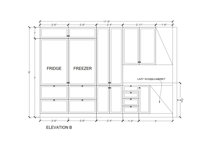 Gig Preview - Do custom cabinets, closet, media wall and kitchen design