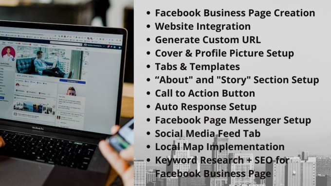 Gig Preview - Create impressive and SEO friendly facebook business page