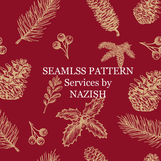 Gig Preview - Design stylish seamless patterns for printing