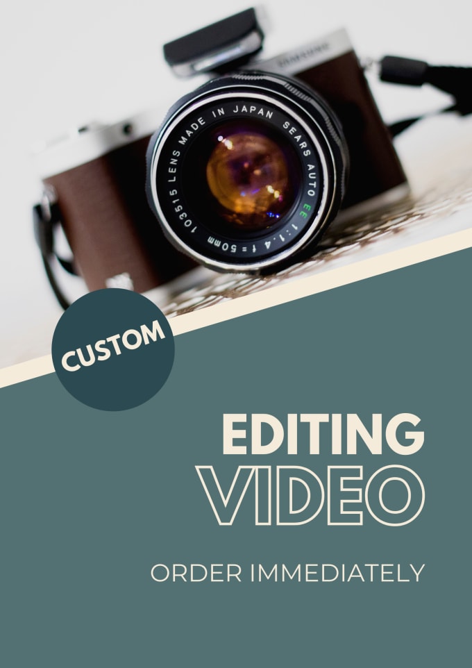 Bestseller - create professionally custom editing video for you