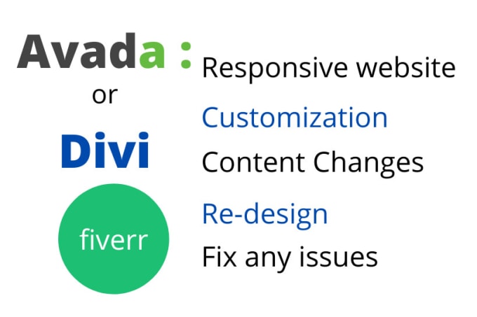 Bestseller - customize wordpress avada theme or divi theme