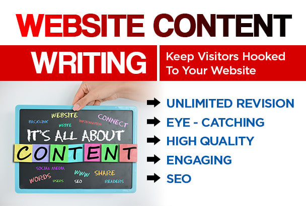 Gig Preview - Seo website content, website content, content writer, blog,web content writer