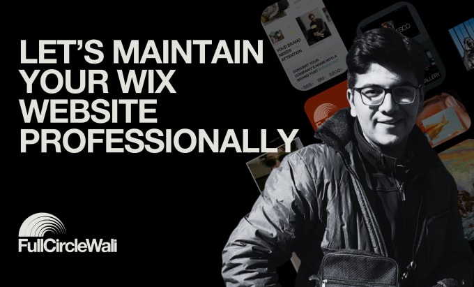 Gig Preview - Professionally maintain your wix site