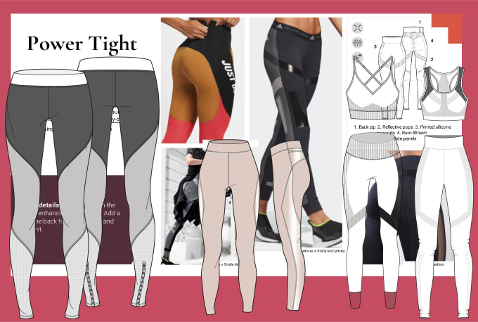 Gig Preview - Design custom,trendy leggings,jogger,shorts design patterns