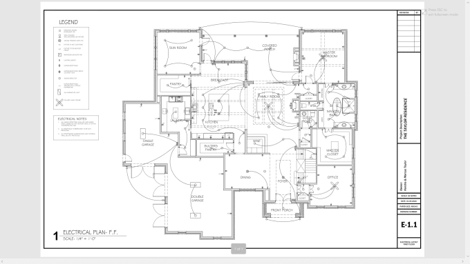 Gig Preview - Do electrical layout plans