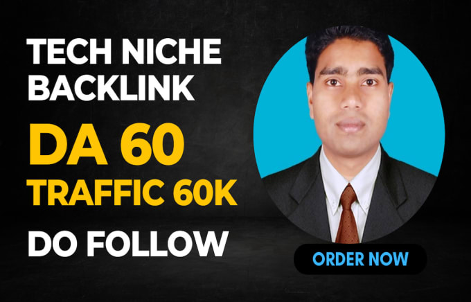 Gig Preview - Provide tech niche do follow backlink from da 60