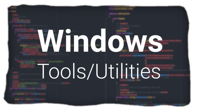 Gig Preview - Develop a windows tool or utility app