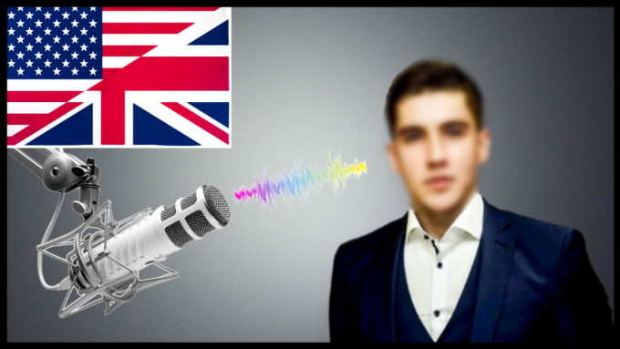 Gig Preview - Record a professional english male voiceover for you