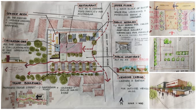 Gig Preview - Sketch original architectural designs and concepts