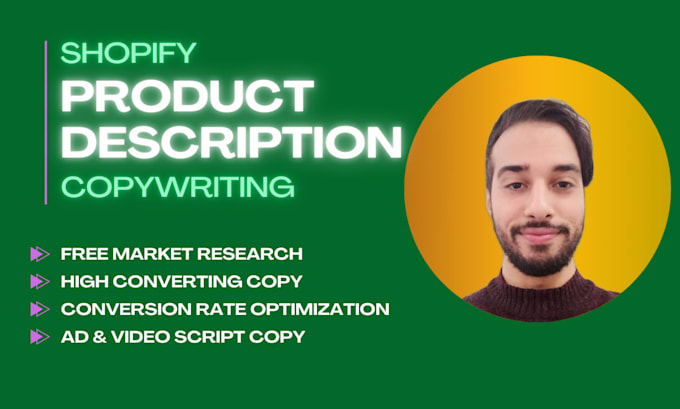 Gig Preview - Do killer shopify product description copywriting