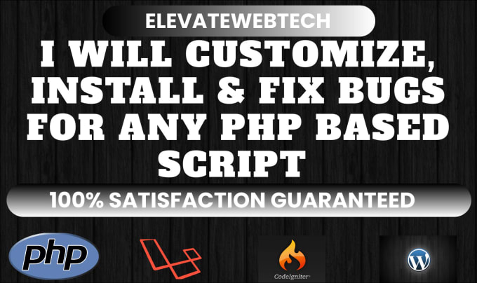 Gig Preview - Fix any PHP bugs, install any PHP based script