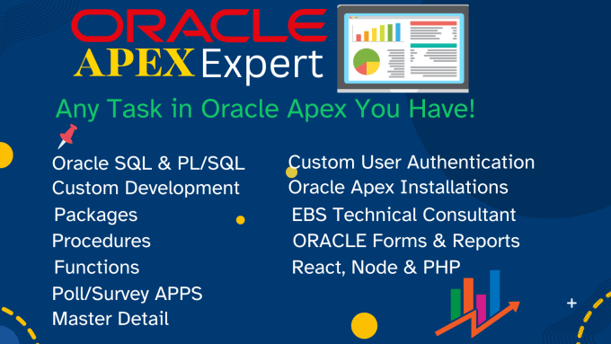 Gig Preview - Do any task in oracle apex, you have