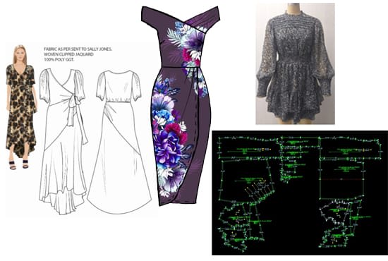 Gig Preview - Make a clothing sewing pattern and seamless pattern