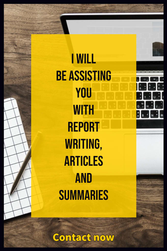 Bestseller - be assisting you with report writing, articles and summaries