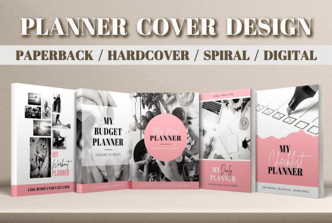 Gig Preview - Our agency will desig journal, planner, and notebook cover for amazon KDP, etsy, and lulu