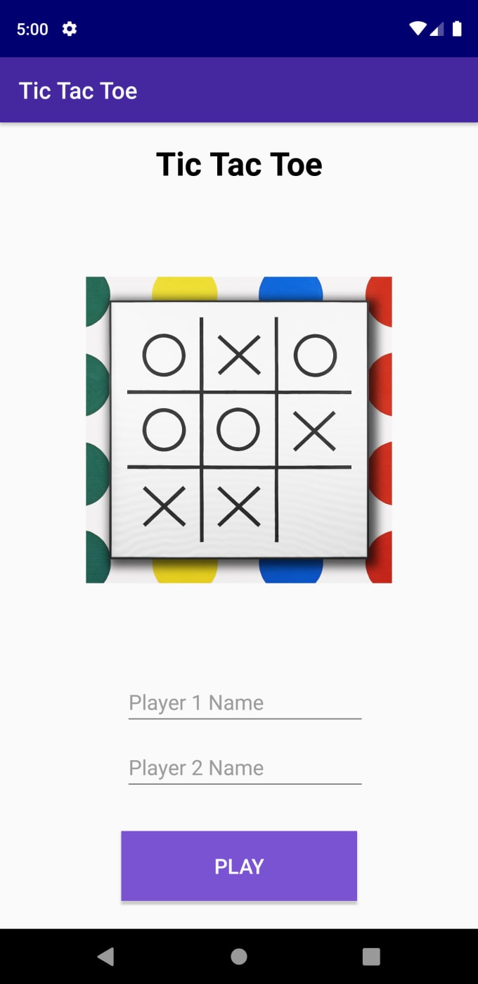 Gig Preview - Make tic tac toe game for mobile