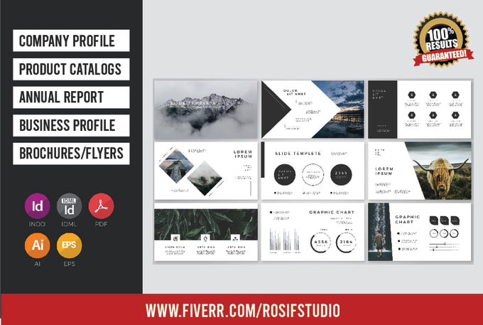 Gig Preview - Design pdf lead magnets, ebook report, brochures, flyers