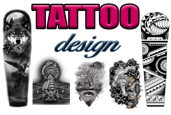 Gig Preview - Create sleeves tattoo design