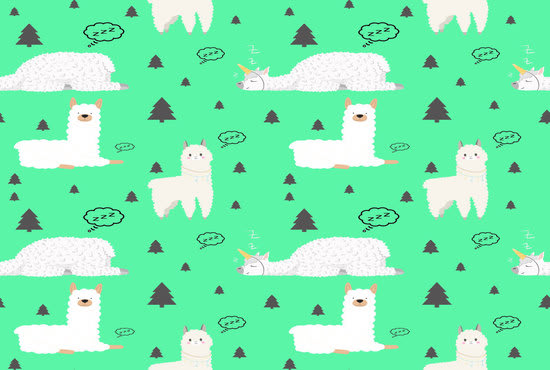 Gig Preview - Design seamless patterns for kids