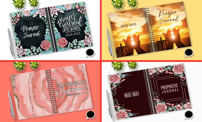 Gig Preview - Design journal, planner, notebook and book cover for kdp